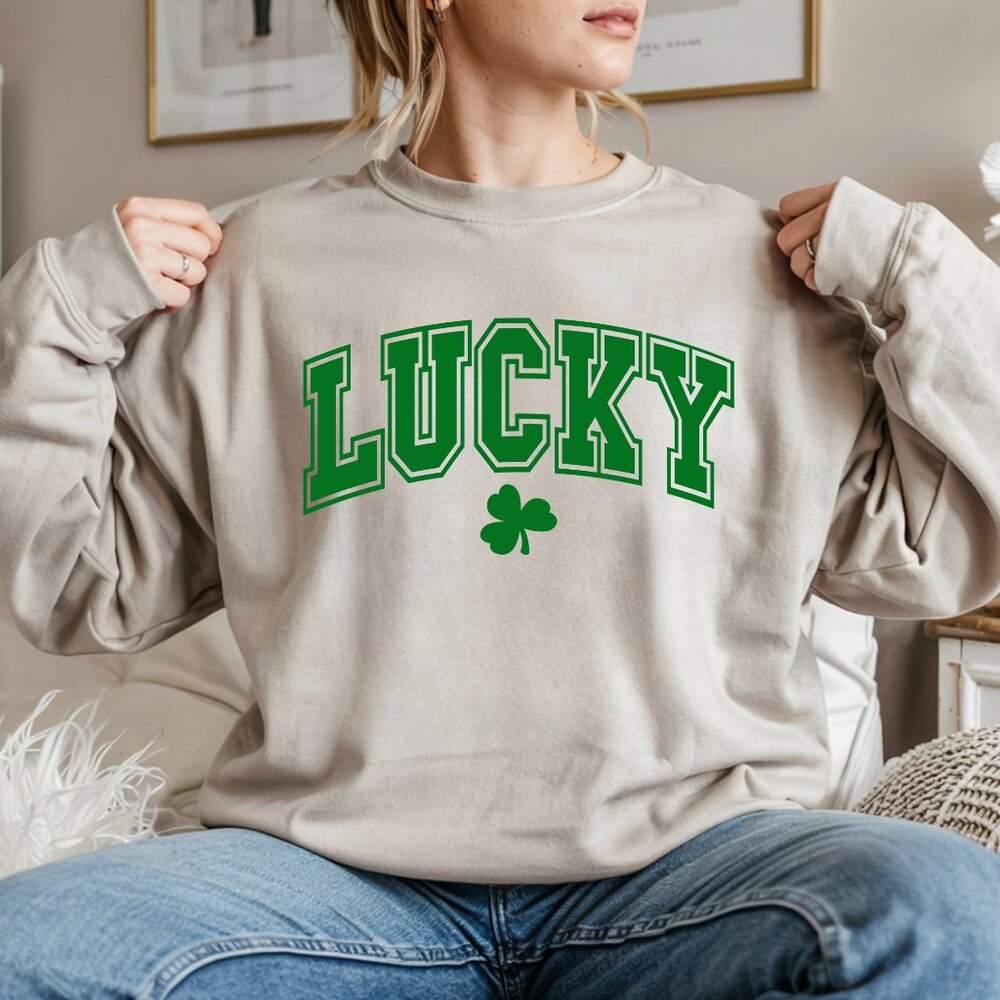 st. patrick's day Sweatshirt/lucky
